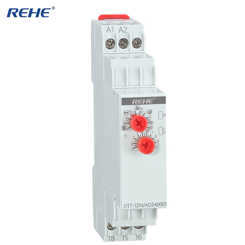 DT7-1ZN Delay OFF Programmable Single Function SPDT 10A Single-Time Relay AC/DC12V-240V