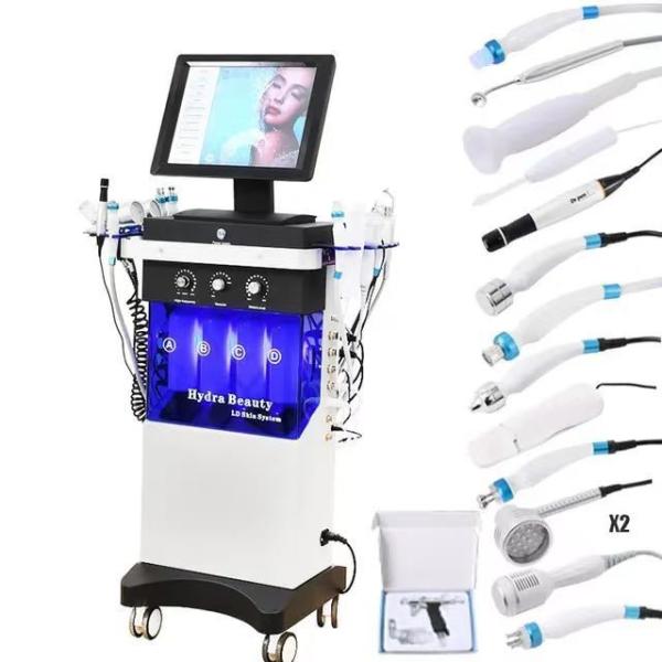 Buy cheap Stationary Hydra Facial Machine 14 In 1 Hydra Oxygen Facial Machine 300w from wholesalers