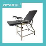 Stainless Steel Simple Black Obstetric Table Gynecological Examination Bed