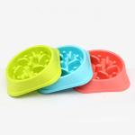 Non Skid Slow Feeder Dog Bowl , Slow Eating Cat Bowl Anti - Tumble Size 20 * 4
