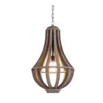 Rustic wood chandelier Lighting For Indoor Home Lighting (WH-CI-10)