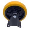 Buy cheap 5 Inch Orange Polyurethane Rigid Plate Caster Wheels from wholesalers