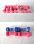 0.5kg-10kg Home Gym Training women Vinyl Coated Dumbbells For sale