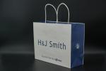 Luxury Coated Eco Paper Bags Packaging Biodegradable With Twisted Paper Handles