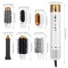 Buy cheap 6 In 1 Hot Air Dryer Brush Professional Hair Straightener Hair Brush High Speed Blow Dryer Set from wholesalers