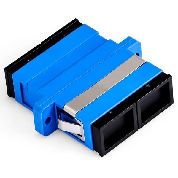 Buy cheap Blue Color Fiber Optic Cable Adapter Single Mode Duplex For FTTX Network from wholesalers