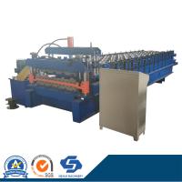 Buy cheap Ce Certificate Double Layer Metal Roofing Sheet Glazed Tile Roll Forming Machine product