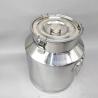 Buy cheap Metal Condensed SS Storage Containers 15L Milk Pail With Lid from wholesalers