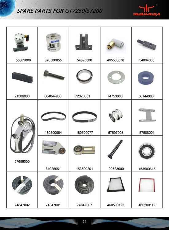 Auto Cutter Parts Spring Latch Assembly S7200 GT5250 GT7250 Cutter Parts 59407000