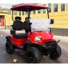 Buy cheap Red color 2 Seater Electric Off-Road Golf Cart High Power 12'' Tires 4kw Motor factory price on sale from wholesalers
