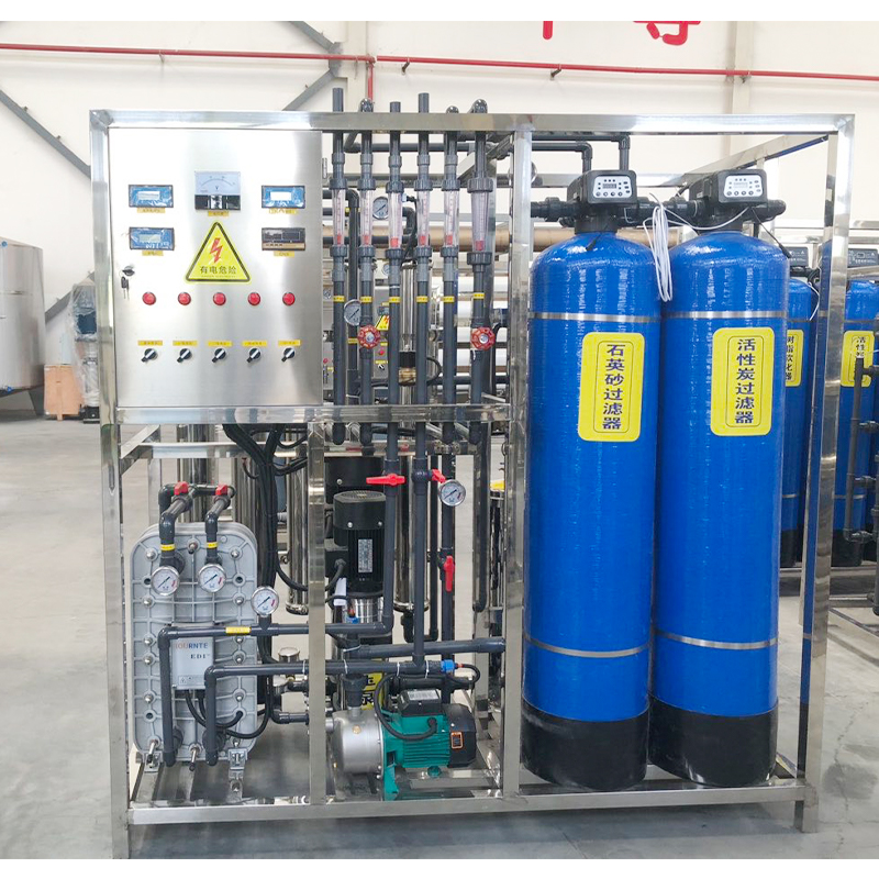 0.2-0.4MPa 500LPH Three FRP Reverse Osmosis Water Purification System for Direct Drinking
