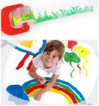 Kids DIY Hobby Acrylic Watercolor Painting Art Craft Plastic Handle Foam Paint
