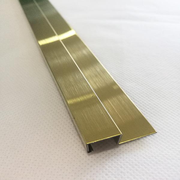 Buy cheap Brushed Finish Black Stainless Steel Trim Edge Trim Molding 201 304 316 from wholesalers
