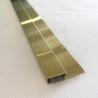 Buy cheap Brushed Finish Black Stainless Steel Trim Edge Trim Molding 201 304 316 from wholesalers