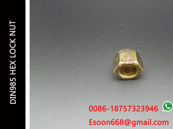 Buy cheap M45-3.0/M45-4.5 DIN 985 Class 8 Zinc Finish Steel Nylon Insert Lock Nut from wholesalers