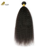 Buy cheap Peruvian Kinky Virgin Human Hair Bundles Extensions Straight product