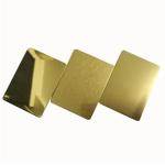 Rose Gold 304 Mirror Stainless Steel Sheet Hairline Colored Black