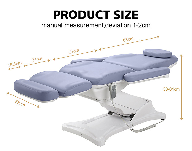 electric spa massage chair bed table