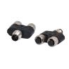 Buy cheap Waterproof M12 Y Connector Male To Female Sensor Actuator Connector from wholesalers