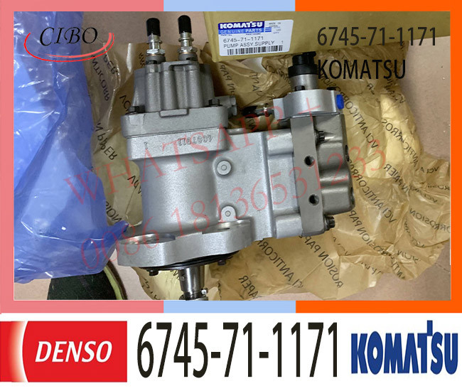 6745-71-1171 KOMATSU Diesel Engine Fuel Pump 3973228 4951501 6745-71-1170 6745-71-1171 For PC300-8 6D114 WA430-2 Engine