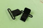 Clip Cute Buttons For Clothes , Black Multiusage Decorative Metal Buttons