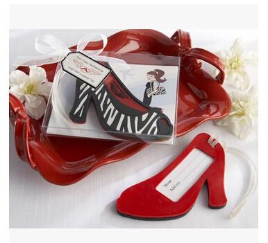Buy cheap New creative promotion gift product wedding gift hing heel shoes luggage tag label from wholesalers