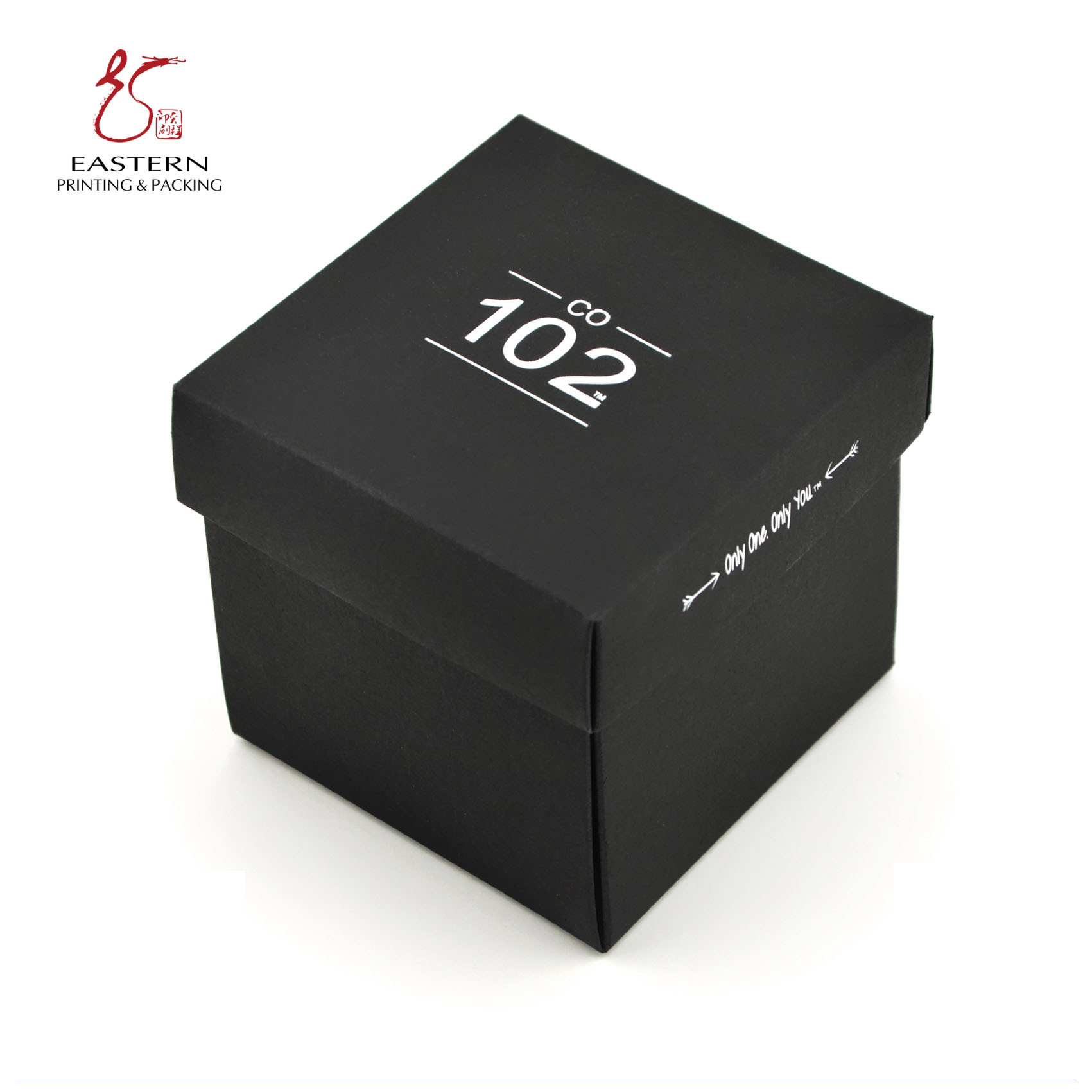 Square 350gsm Black Cardboard Packaging Boxes , Tie Packaging Boxes 10cm Width