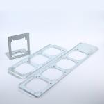 3 4 Gang 16 Inch Electrical Box Support Brackets 0.80mm Coil Zinc Plated Silver
