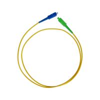 Buy cheap SX SM 0.9mm Fiber Optic Patch Cord , Telecom Grade SC / APC to SC / UPC LSZH product