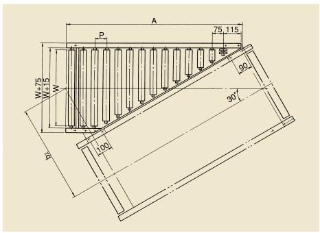 Buy cheap ISO Pallet Box Conveying 0.2KW Gravity Roller Conveyor from wholesalers