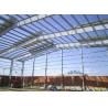 Buy cheap Galvanized Industrial Portal Frame Prefabricated Workshop Buildings Construction Customized from wholesalers