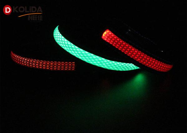 Buy cheap LED Nylon Dog Collar Dog Cat Harness Flashing Light Up Night Safety Pet Collars from wholesalers