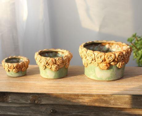 Buy cheap Succulent Creative Rose Plant Flowerpots from wholesalers