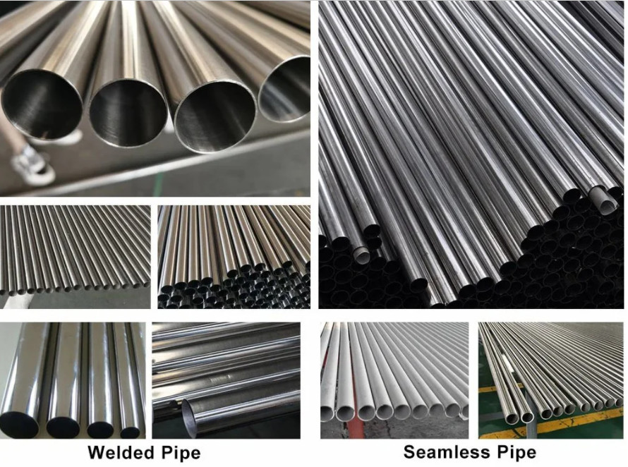 Decorative Polished SS Steel Pipes AISI SUS Inox Sanitary 201 202 430 440 2205 2507