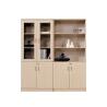 Buy cheap Tall Glass Wooden Lockable Filing Cabinet Modern Scratch Resistant from wholesalers