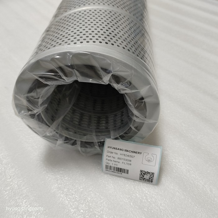 Hyunsang Excavator Parts Hydraulic Oil Return Filter 860153098 For Construction Machinery