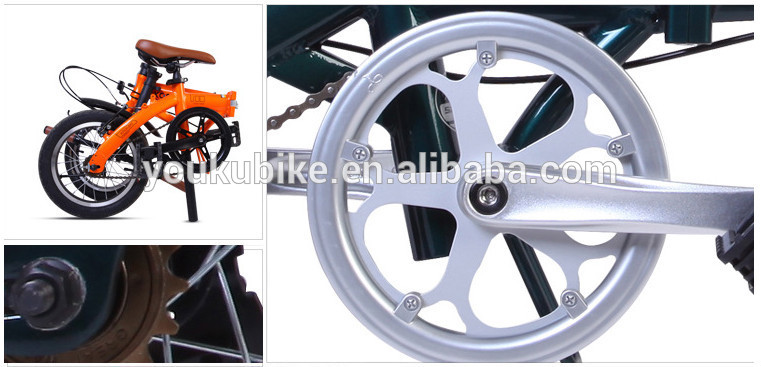 Foldable 27 Speed 14 Inch Carbon Steel Frame Bike