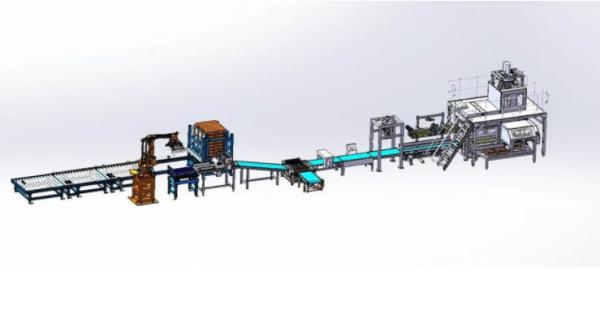 Buy cheap Valve Type Bag Automatic Palletizing Machine 25Kg Weighing 300 Bags/H from wholesalers