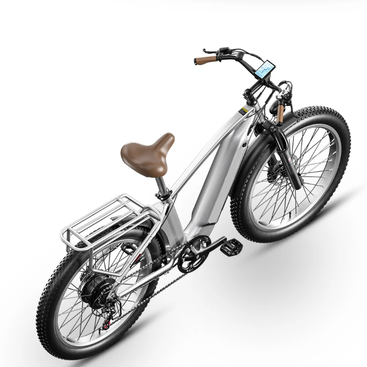 15Ah Hidden Battery Fat Tire Mountain E Bike 48V 500W Motor 26 Inch Electric Bike