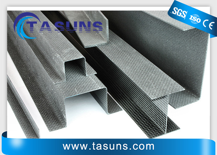 Twill UD Shaped Pultruded Carbon Fiber Profile For Structual Trusses