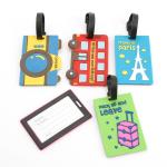 Promotional Standard Size Soft Cheap Custom PVC Luggage Tag Wholesale