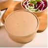 Buy cheap Waterproof Food Grade Paper Bowl Brown Takeout Ink Biodegradable Disposable Paper Bowl from wholesalers