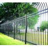 Buy cheap Wholesale 6ftx8ft garden black metal fences anti rust galvanized steel fence from wholesalers