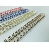 Buy cheap Gold Or Customized Color Wire O Binding Supplies For Desk Calendar Diaries from wholesalers
