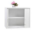 Vertical Double Steel Storage Roller Shutter Door Cabinet Metal