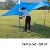 Buy cheap ISO9001 Aluminum Pole 1.97kg Anti UV Camping Sun Shelter from wholesalers