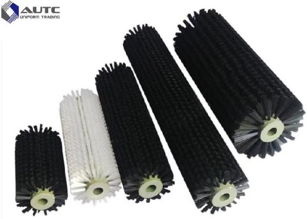 Buy cheap Spiral Industrial Roller Brushes Custom Nylon/PP/Sisal/Steel Wire/Brass Bristle Roller Brush For Cleaning Polish Dusting from wholesalers