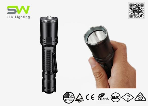 Buy cheap Military Grade IP68 Waterproof Tactical Flashlight With 1300 Lumens from wholesalers