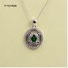Buy cheap Princess Cut Diamond 18K Gold Diamond Necklace Accpet OEM 1pcs from wholesalers