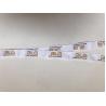 Buy cheap White color custom made badge holder lanyard printing yellow logo width 2cm from wholesalers